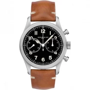 Image of Mens Mont Blanc 1858 Automatic Chronograph Watch