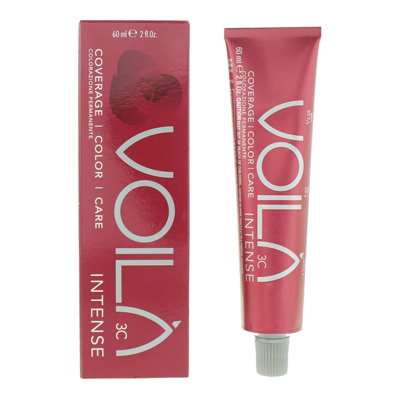 Image of Intercosmo Voila 3c Intense 3.00 Dark Mediterranean Brown Hair Colour 60ml