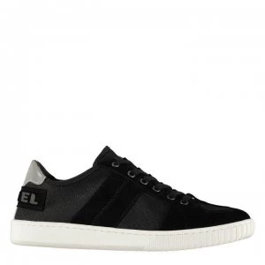 Image of Diesel S Millenium LC Trainers - Black/Gum H7591