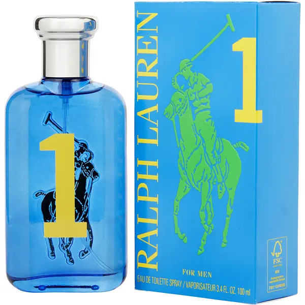 Image of Big Pony Blue by Ralph Lauren Eau de Toilette For Him 3.4oz