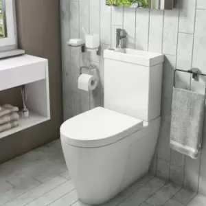Image of Close Coupled Toilet with Sink on Top - Legend