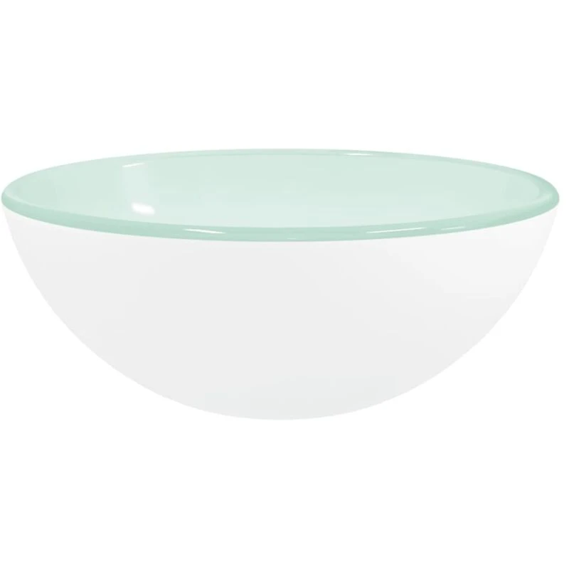 Image of vidaXL Basin Round Ceramic White 40x15 cm, White 142342