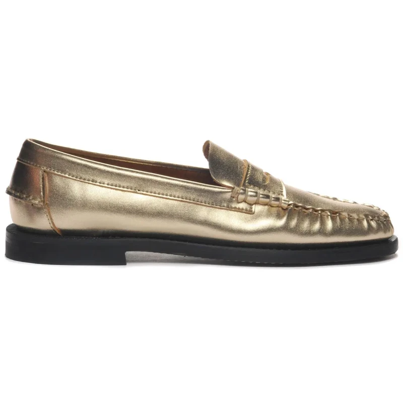 Image of Sebago Womens leather loafers Sebago Dan Met Dore Female 36