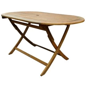 Image of Charles Bentley Wooden Oval Table