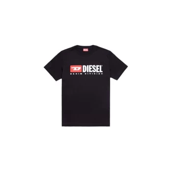 Image of Diesel Denim Division T Shirt - Black 9XX