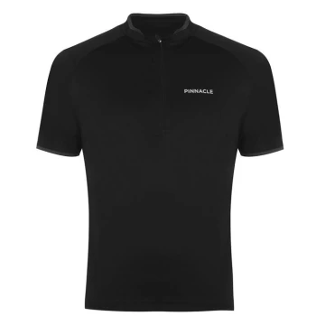 Image of Pinnacle Short Sleeve Cycling Jersey Mens - Black