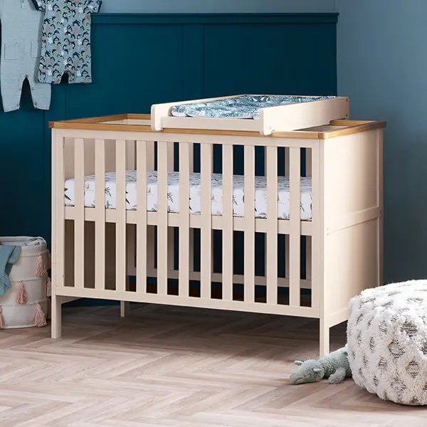 Image of Obaby Evie Mini Cot Bed - Cashmere