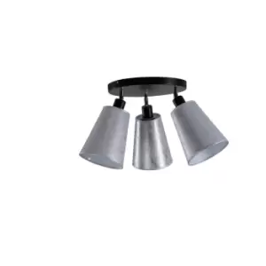 Image of Eva Ceiling Spotlight Clusters Silver, 30.5cm, 3x E27