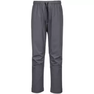 Image of Portwest C073 - Slate Grey Sz S MeshAir Pro Chef Trouser Kitchen Staff - Slate Grey