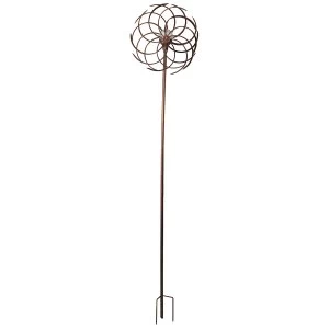 Image of Smart Garden Spiro Wind Spinner with Solar Crackle Ball