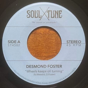 Image of Desmond Foster - Wheels Keeps On Turning / Attitude Vinyl