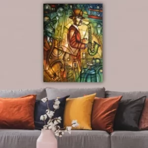Image of 422669800_70100 Multicolor Decorative Canvas Painting