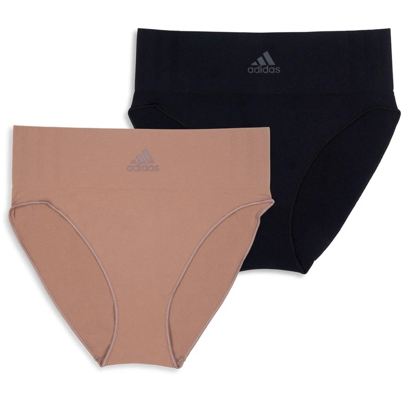 Image of adidas Active Seamless Micro Stretch High Leg Brief 2p - Multi Multi 10