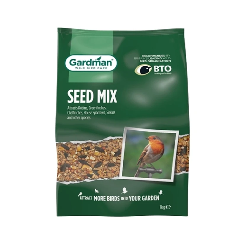 Image of Gardman Wild Bird Seed Mix 1kg Natural unisex