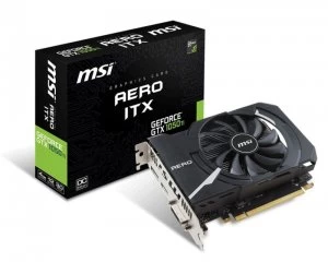 Image of MSI Aero ITX GeForce GTX1050Ti 4GB GDDR5 Graphics Card