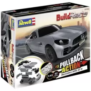 Image of Revell 23152 Build n Race Mercedes-AMG GT R, grau Model car assembly kit 1:43