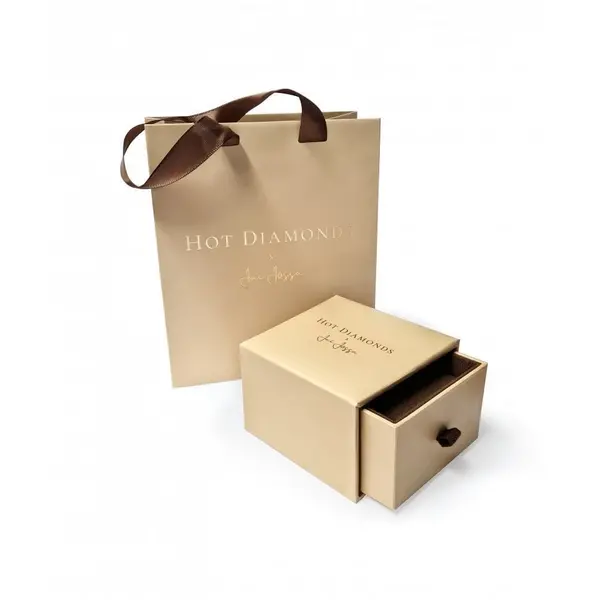 Image of Hot Diamonds x Jac Jossa 18ct Gold Plated Sterling Silver Desire Stud