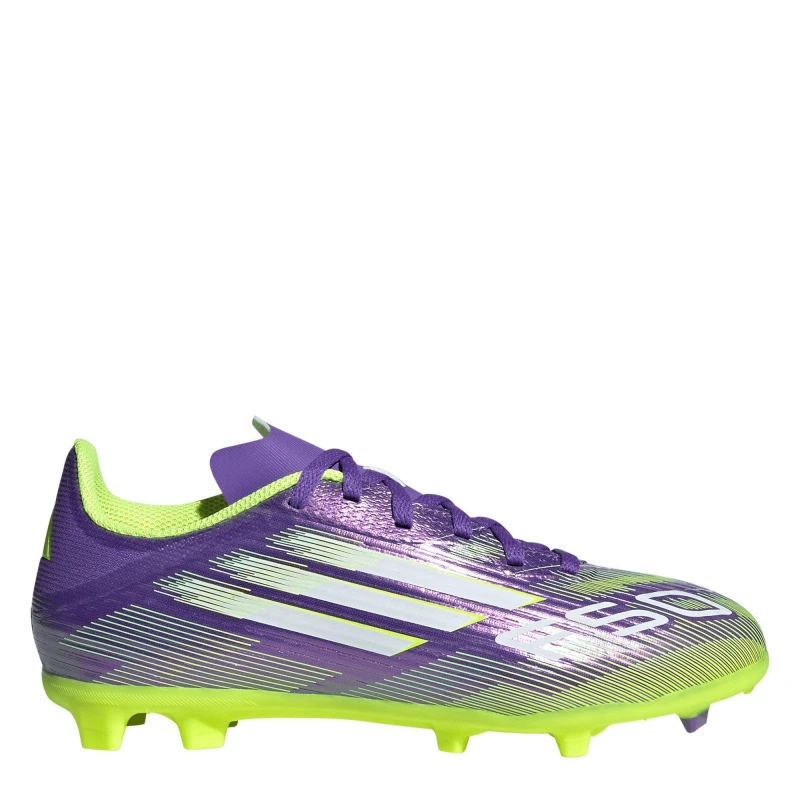 Image of adidas F50 League Childrens Firm Ground Football Boots Firm Ground Football Boots C10 (28) Purple 08002424100