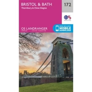 Image of Bristol & Bath, Thornbury & Chew Magna by Ordnance Survey (Sheet map, folded, 2016)