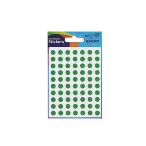 Image of Original Avery 32 302 Green Coloured Labels in Packets 10 Packs of 520