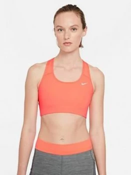 Image of Nike Medium Support Swoosh Bra - Mango