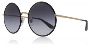 Image of Dolce & Gabbana DG2155 Sunglasses Matte Black / Gold 12968G 56mm