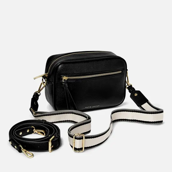 Image of Katie Loxton Womens Medium Cross Body Bag - Black