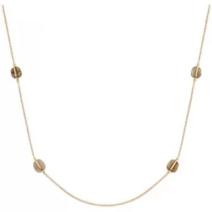Image of Ladies Lola Rose Gold Plated Labradorite Bassa Station Necklace
