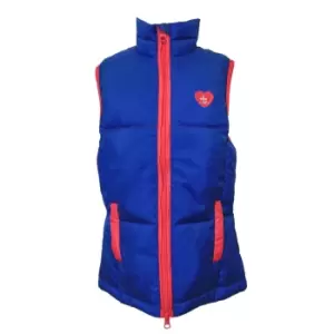 Image of Hy Childrens/Kids Thelwell Collection Race Gilet (3-4 Years) (Cobalt Blue/Magenta)