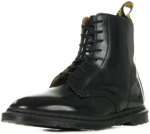 Image of Dr. Martens Mens Winchester II Polished Smooth Leather Lace Up Boots - Black - UK 8