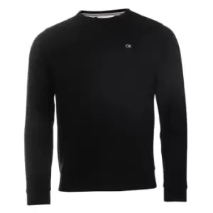 Image of Calvin Klein Golf Crew Sweatshirt - Black