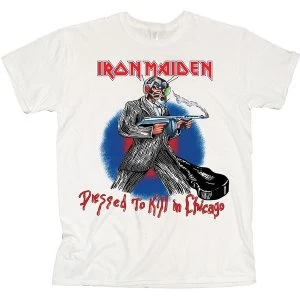 Image of Iron Maiden - Chicago Mutants Unisex XX-Large T-Shirt - White