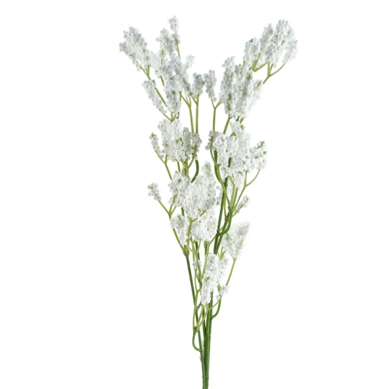 Image of Leaf Premium 65cm Gypsophilia Spray - Artificial White Floral Decor - Shapable Stem - High Quality