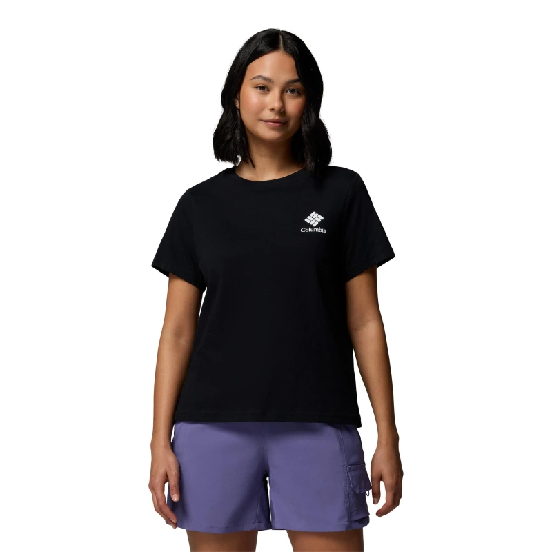 Image of Columbia Columbia Rolling Tee Ld63 Black female 12 (M)