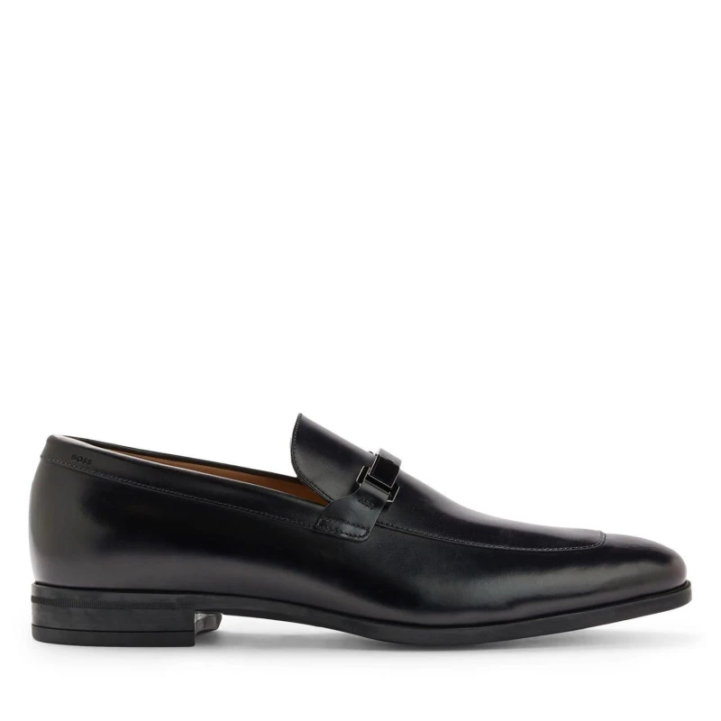 Image of Boss Kensington Loafer Shoes Black male UK 6