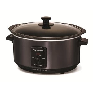 Image of Morphy Richards Sear and Stew Slow Cooker - Black
