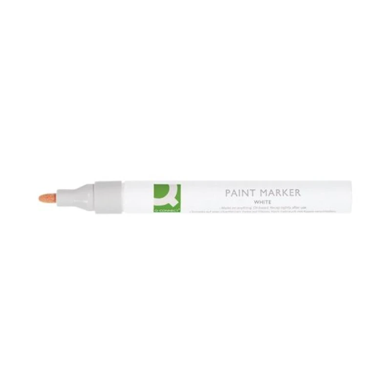 Image of Q - Connect Paint Marker Pen Medium White (Pack of 10) KF14452