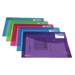 Image of Rapesco ID Popper Wallet Translucent Assorted Pack of 5 0700