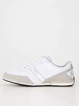 Image of BOSS Saturn_lowp Trainer, White, Size 41, Men