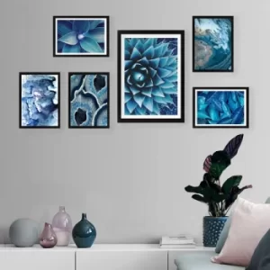 Image of SET_042 Multicolor Decorative Framed Painting (6 Pieces)