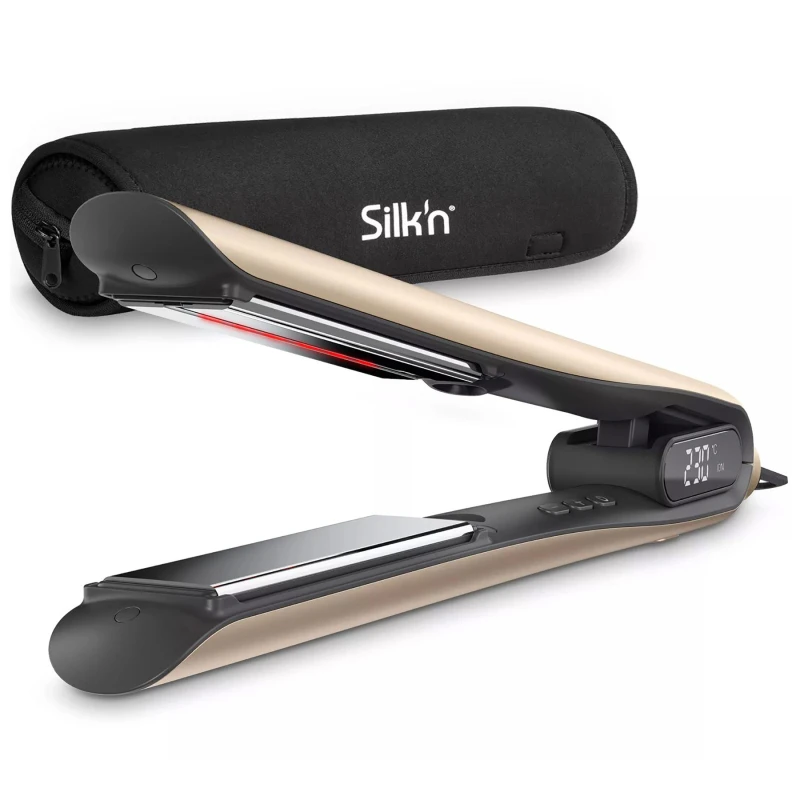 Image of SILK'N SilkyStraight Hair Straightener - Rose Gold, Pink,Gold,Black 8712856071302