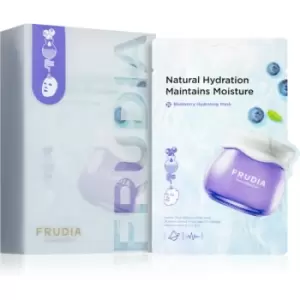 Image of Frudia Blueberry Hydrating Mask for Sensitive and Dry Skin 10x20 ml