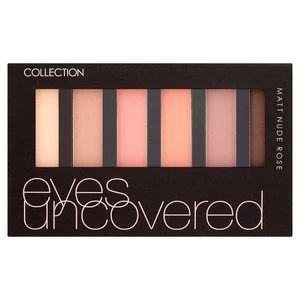 Image of Collection Eyes Uncovered Eye Shadow Palette Rose Matte Nude Nude