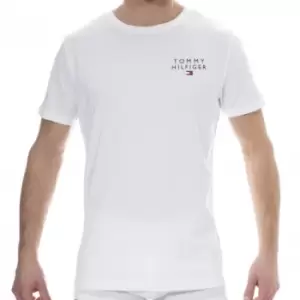Image of Tommy Hilfiger Embroidered Logo T-Shirt - White M