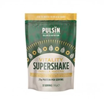 Image of Pulsin Vanilla Matcha Vitality Supershake - 300g