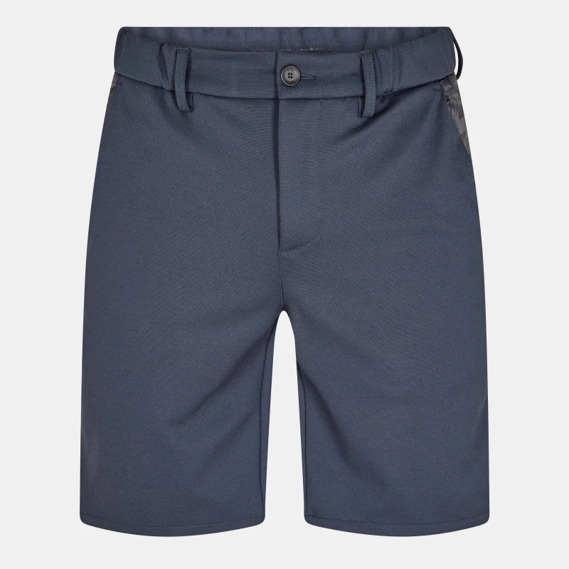 Image of Boss Mens Acron Shorts with Elasticated Waistband Dark Blue male 28W R