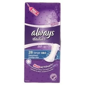 Image of Always Dailies Large Pantyliner 28PK