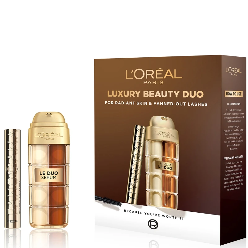 Image of LOreal Paris Le Duo Serum X Panorama Mascara Beauty Set