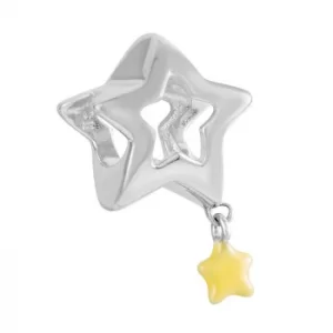 Image of Chamilia Star Bright Charm with Yellow Enamel