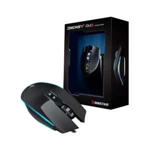 Image of Biostar AM3 Racing USB 7 Colour LED Black Gaming Mouse